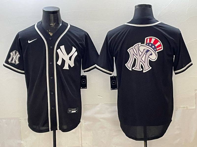 Men 2026 New York Yankees blank black Nike MLB Jersey 036502
